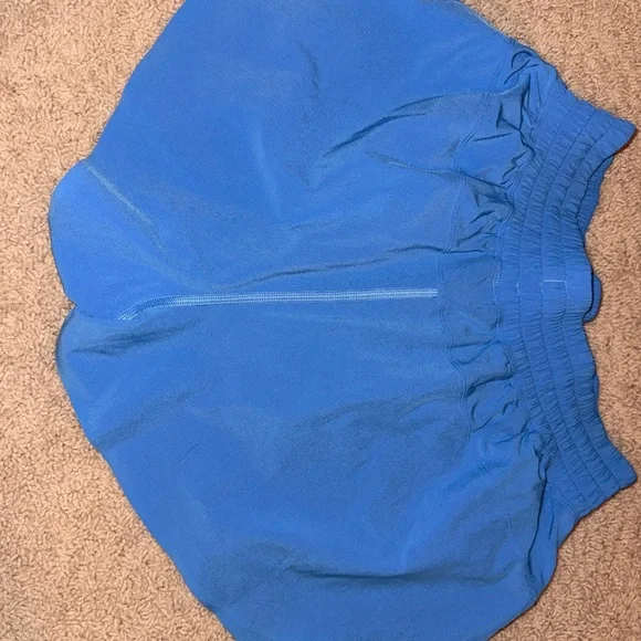 Blue Ruffled Shorts - Picture 2 of 3